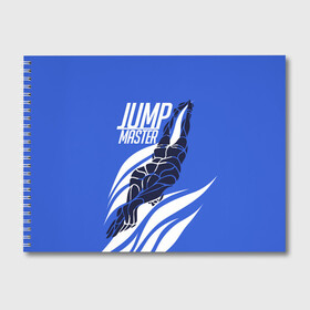 Альбом для рисования с принтом Jump master в Санкт-Петербурге, 100% бумага
 | матовая бумага, плотность 200 мг. | cliff diving | dive | diving | swimming | плавание | прыжки в воду | спорт