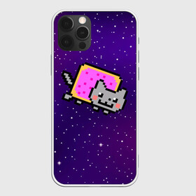 Чехол для iPhone 12 Pro Max с принтом Nyan Cat в Санкт-Петербурге, Силикон |  | Тематика изображения на принте: cat | meme | nyan cat | space | youtube | животное | звезды | интернет | космос | кошка | мем | прикол | радуга | юмор | ютуб