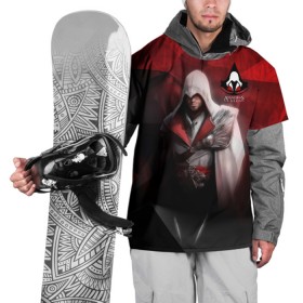 Накидка на куртку 3D с принтом Assasins creed в Санкт-Петербурге, 100% полиэстер |  | creed | асасин | асасин крид | ассасин | ассассин | войско | крид | меч | приключения | самурай