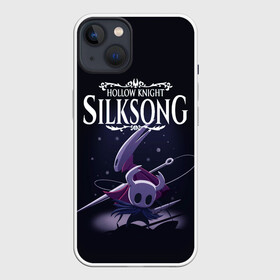 Чехол для iPhone 13 с принтом Hollow Knight в Санкт-Петербурге,  |  | Тематика изображения на принте: grimm | hallounest | heart of nightmare | hollow knight | hornet | knight | quirrell | silksong | гримм | квиррел | рыцарь | халлоунест | холлоу найт | хорнет