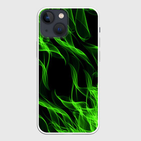 Чехол для iPhone 13 mini с принтом TOXIC FLAME в Санкт-Петербурге,  |  | bright | fire | flame | heat | light | wildfire | искры | огненный | огонь | пламя | пожар