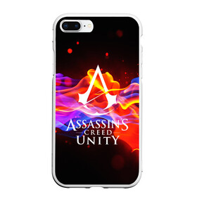 Чехол для iPhone 7Plus/8 Plus матовый с принтом ASSASSIN`S CREED UNITY в Санкт-Петербурге, Силикон | Область печати: задняя сторона чехла, без боковых панелей | black flag | brotherhood | chronicles | creed | game | origins | revelations | rogue | syndicate | unity | альтаир | ассасин | игры | кинжал | пираты