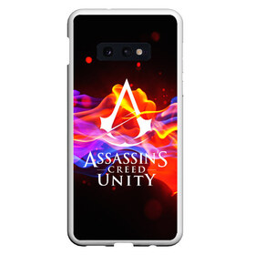 Чехол для Samsung S10E с принтом ASSASSIN`S CREED UNITY в Санкт-Петербурге, Силикон | Область печати: задняя сторона чехла, без боковых панелей | Тематика изображения на принте: black flag | brotherhood | chronicles | creed | game | origins | revelations | rogue | syndicate | unity | альтаир | ассасин | игры | кинжал | пираты