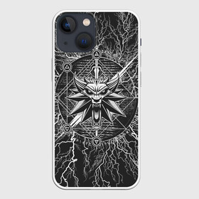Чехол для iPhone 13 mini с принтом The Witcher в Санкт-Петербурге,  |  | cd projekt | geralt | of rivia | rpg | wild hunt | арбалет | ведьмак 3 | генри кавилл | геральт | дикая | магия | охота | сказка | сфера | фэнтези | цири