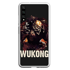 Чехол для Honor 20 с принтом Wukong в Санкт-Петербурге, Силикон | Область печати: задняя сторона чехла, без боковых панелей | jinx | kda | league | lol | moba | pentakill | riot | rise | rus | skins | варвик | варус | воин | легенд | лига | лол | маг | стрелок | танк | чемпион