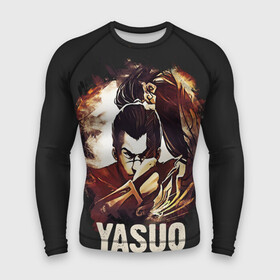 Мужской рашгард 3D с принтом Yasuo в Санкт-Петербурге,  |  | Тематика изображения на принте: jinx | kda | league | lol | moba | pentakill | riot | rise | rus | skins | варвик | варус | воин | легенд | лига | лол | маг | стрелок | танк | чемпион