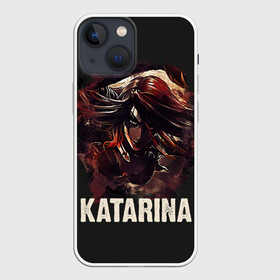 Чехол для iPhone 13 mini с принтом Katarina в Санкт-Петербурге,  |  | jinx | kda | league | lol | moba | pentakill | riot | rise | rus | skins | варвик | варус | воин | легенд | лига | лол | маг | стрелок | танк | чемпион