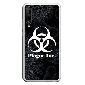 Чехол для Honor P30 с принтом PLAGUE INC в Санкт-Петербурге, Силикон | Область печати: задняя сторона чехла, без боковых панелей | molecule | plague inc | абстракция | бактерии | вирус | клетки | медицина | микробы | молекулы | наука | нейрон | нейроны | планета | текстура | текстуры | формула