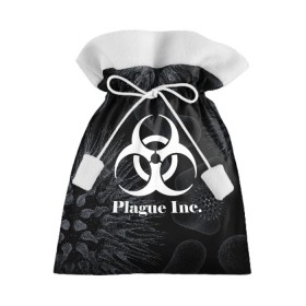 Подарочный 3D мешок с принтом PLAGUE INC. в Санкт-Петербурге, 100% полиэстер | Размер: 29*39 см | molecule | plague inc | абстракция | бактерии | вирус | клетки | медицина | микробы | молекулы | наука | нейрон | нейроны | планета | текстура | текстуры | формула