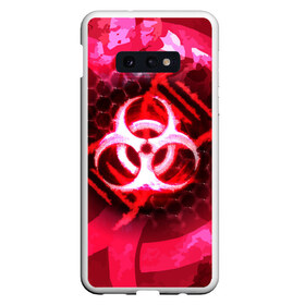 Чехол для Samsung S10E с принтом Plague Inc LC (Oko) в Санкт-Петербурге, Силикон | Область печати: задняя сторона чехла, без боковых панелей | авторская | вирус | знаки | игры | интересная | каракули | круг | лабиринт | линии | мозаика | необычная | око | символы | страшная | туннель | черная | эпидемия