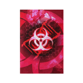 Обложка для паспорта матовая кожа с принтом Plague Inc LC (Oko) в Санкт-Петербурге, натуральная матовая кожа | размер 19,3 х 13,7 см; прозрачные пластиковые крепления | Тематика изображения на принте: авторская | вирус | знаки | игры | интересная | каракули | круг | лабиринт | линии | мозаика | необычная | око | символы | страшная | туннель | черная | эпидемия