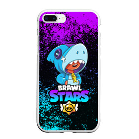 Чехол для iPhone 7Plus/8 Plus матовый с принтом BRAWL STARS LEON SHARK в Санкт-Петербурге, Силикон | Область печати: задняя сторона чехла, без боковых панелей | Тематика изображения на принте: 8 bit | 8 бит | bibi | brawl stars | crow | el brown | leon | leon shark | max | mr.p | sally leon | shark | stars | virus | werewolf | акула | биби | вирус | ворон | леон | оборотень | пингвин