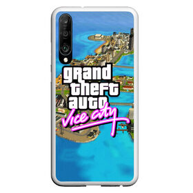 Чехол для Honor P30 с принтом GRAND THEFT AUTOVICE CITY в Санкт-Петербурге, Силикон | Область печати: задняя сторона чехла, без боковых панелей | grand theft auto 2 | grand theft auto 3 | grand theft auto v | grand theft auto: san andreas | grand theft auto: vice city | gta 5 | gta online | gta v | город | игры