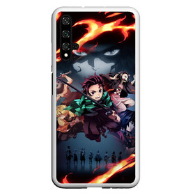 Чехол для Honor 20 с принтом DEMON SLAYER KIMETSU NO YAIBA КЛИНОК РАССЕКАЮЩИЙ ДЕМОНОВ в Санкт-Петербурге, Силикон | Область печати: задняя сторона чехла, без боковых панелей | Тематика изображения на принте: demon slayer | demon slayer: kimetsu no yaiba | kimetsu | kimetsu no yaiba | nezuko | slayer | tanjiro | клинок рассекающий демонов | незуко | танджиро | шинобу кочо