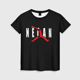 Женская футболка 3D с принтом Negan в Санкт-Петербурге, 100% полиэфир ( синтетическое хлопкоподобное полотно) | прямой крой, круглый вырез горловины, длина до линии бедер | negan | thewalkingdead | twd | ниган | ходячиемертвецы