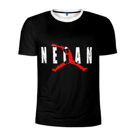 Мужская футболка 3D спортивная с принтом Negan в Санкт-Петербурге, 100% полиэстер с улучшенными характеристиками | приталенный силуэт, круглая горловина, широкие плечи, сужается к линии бедра | negan | thewalkingdead | twd | ниган | ходячиемертвецы