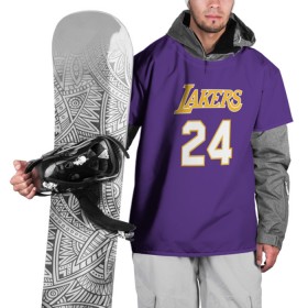 Накидка на куртку 3D с принтом Los Angeles Lakers / Kobe Brya в Санкт-Петербурге, 100% полиэстер |  | basketball | espn | kobe | kobe bryant | kobe bryant death | kobe bryant tribute | lakers | los angeles lakers | nba
