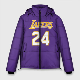 Мужская зимняя куртка 3D с принтом Los Angeles Lakers Kobe Brya в Санкт-Петербурге, верх — 100% полиэстер; подкладка — 100% полиэстер; утеплитель — 100% полиэстер | длина ниже бедра, свободный силуэт Оверсайз. Есть воротник-стойка, отстегивающийся капюшон и ветрозащитная планка. 

Боковые карманы с листочкой на кнопках и внутренний карман на молнии. | basketball | espn | kobe | kobe bryant | kobe bryant death | kobe bryant tribute | lakers | los angeles lakers | nba