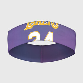 Повязка на голову 3D с принтом Los Angeles Lakers   Kobe Brya в Санкт-Петербурге,  |  | basketball | espn | kobe | kobe bryant | kobe bryant death | kobe bryant tribute | lakers | los angeles lakers | nba