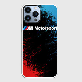 Чехол для iPhone 13 Pro Max с принтом БМВ Мотоспорт в Санкт-Петербурге,  |  | bmw | bmw motosport | бмв | бмв мотоспорт | бмв серии | марка | машины
