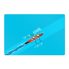 Магнитный плакат 3Х2 с принтом Rowers в Санкт-Петербурге, Полимерный материал с магнитным слоем | 6 деталей размером 9*9 см | rowing | sport | байдарки | гребец | гребцы | лодки | лодочный спорт | спорт | спортсмен | спортсмены