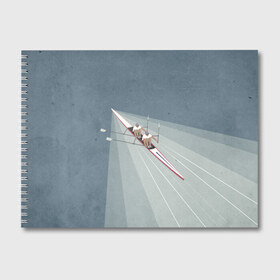 Альбом для рисования с принтом Академические гребцы в Санкт-Петербурге, 100% бумага
 | матовая бумага, плотность 200 мг. | rowing | sport | байдарки | гребец | гребцы | лодки | лодочный спорт | спорт | спортсмен | спортсмены