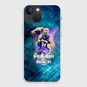 Чехол для iPhone 13 mini с принтом Kobe Bryant в Санкт-Петербурге,  |  | angeles | bryant | kobe | lakers | los | nba | баскетбольный | клуб