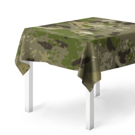 Скатерть 3D с принтом CAMOUFLAGE в Санкт-Петербурге, 100% полиэстер (ткань не мнется и не растягивается) | Размер: 150*150 см | Тематика изображения на принте: 23 февраля | amel flags | camouflage | dazzle paint | province | provinces | день защитника отечества | камуфляж | маскировка | сокрытие