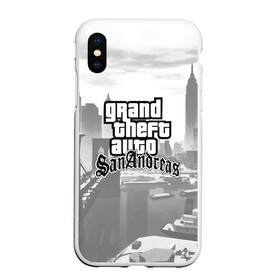 Чехол для iPhone XS Max матовый с принтом GTA SanAndreas в Санкт-Петербурге, Силикон | Область печати: задняя сторона чехла, без боковых панелей | grand theft auto 2 | grand theft auto 3 | grand theft auto v | grand theft auto: san andreas | grand theft auto: vice city | gta 1 | gta 2 | gta 3 | gta 4 | gta 5 | gta online | gta v | город | игры