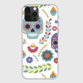 Чехол для iPhone 12 Pro Max с принтом Мексиканские мотивы в Санкт-Петербурге, Силикон |  | день мёртвых. череп | мексика | мексиканский | мексиканское | цветок | цветы | черепа