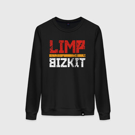 Женский свитшот хлопок с принтом LIMP BIZKIT в Санкт-Петербурге, 100% хлопок | прямой крой, круглый вырез, на манжетах и по низу широкая трикотажная резинка  | dj lethal | limp bizkit | rock | джон отто | лимп бизкит | майк смит | музыка | роб уотерс | рок | сэм риверс | терри бальзамо | уэс борланд | фред дёрст