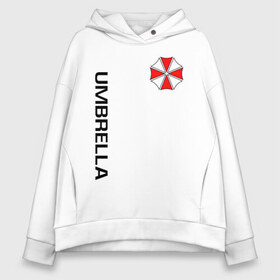 Женское худи Oversize хлопок с принтом UMBRELLA CORP(+спина) в Санкт-Петербурге, френч-терри — 70% хлопок, 30% полиэстер. Мягкий теплый начес внутри —100% хлопок | боковые карманы, эластичные манжеты и нижняя кромка, капюшон на магнитной кнопке | ada wong | biohazard | leon | nemesis | project resistance | raccoon city | re2 | resident evil 2 | rpd | stars | umbrella | ада вонг | амбрелла | немесис | ужасы