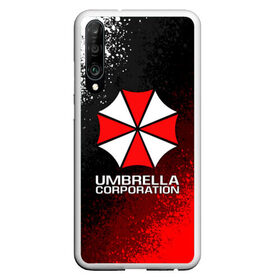 Чехол для Honor P30 с принтом UMBRELLA CORP в Санкт-Петербурге, Силикон | Область печати: задняя сторона чехла, без боковых панелей | ada wong | biohazard | leon | nemesis | project resistance | raccoon city | re2 | resident evil 2 | rpd | stars | umbrella | ада вонг | амбрелла | немесис | ужасы