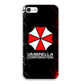 Чехол для iPhone 5/5S матовый с принтом UMBRELLA CORP в Санкт-Петербурге, Силикон | Область печати: задняя сторона чехла, без боковых панелей | ada wong | biohazard | leon | nemesis | project resistance | raccoon city | re2 | resident evil 2 | rpd | stars | umbrella | ада вонг | амбрелла | немесис | ужасы