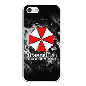 Чехол для iPhone 5/5S матовый с принтом UMBRELLA CORP в Санкт-Петербурге, Силикон | Область печати: задняя сторона чехла, без боковых панелей | ada wong | biohazard | leon | nemesis | project resistance | raccoon city | re2 | resident evil 2 | rpd | stars | umbrella | ада вонг | амбрелла | немесис | ужасы