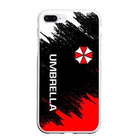 Чехол для iPhone 7Plus/8 Plus матовый с принтом UMBRELLA CORP в Санкт-Петербурге, Силикон | Область печати: задняя сторона чехла, без боковых панелей | ada wong | biohazard | leon | nemesis | project resistance | raccoon city | re2 | resident evil 2 | rpd | stars | umbrella | ада вонг | амбрелла | немесис | ужасы