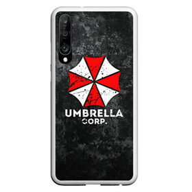 Чехол для Honor P30 с принтом UMBRELLA CORP в Санкт-Петербурге, Силикон | Область печати: задняя сторона чехла, без боковых панелей | ada wong | biohazard | leon | nemesis | project resistance | raccoon city | re2 | resident evil 2 | rpd | stars | umbrella | ада вонг | амбрелла | немесис | ужасы