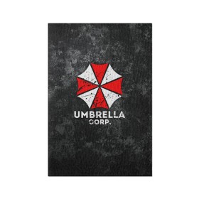 Обложка для паспорта матовая кожа с принтом UMBRELLA CORP в Санкт-Петербурге, натуральная матовая кожа | размер 19,3 х 13,7 см; прозрачные пластиковые крепления | Тематика изображения на принте: ada wong | biohazard | leon | nemesis | project resistance | raccoon city | re2 | resident evil 2 | rpd | stars | umbrella | ада вонг | амбрелла | немесис | ужасы