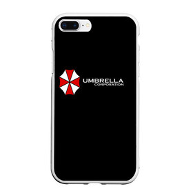 Чехол для iPhone 7Plus/8 Plus матовый с принтом Umbrella Corporation в Санкт-Петербурге, Силикон | Область печати: задняя сторона чехла, без боковых панелей | апокалипсис | зла | зомби | обитель | твирус