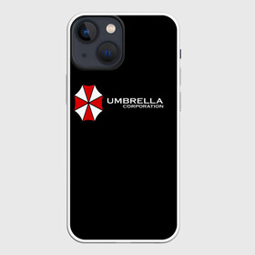 Чехол для iPhone 13 mini с принтом Umbrella Corporation в Санкт-Петербурге,  |  | апокалипсис | зла | зомби | обитель | твирус
