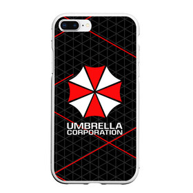 Чехол для iPhone 7Plus/8 Plus матовый с принтом UMBRELLA CORP в Санкт-Петербурге, Силикон | Область печати: задняя сторона чехла, без боковых панелей | ada wong | biohazard | leon | nemesis | project resistance | raccoon city | re2 | resident evil 2 | rpd | stars | umbrella | ада вонг | амбрелла | немесис | ужасы