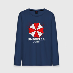 Мужской лонгслив хлопок с принтом UMBRELLA CORP в Санкт-Петербурге, 100% хлопок |  | ada wong | biohazard | leon | nemesis | project resistance | raccoon city | re2 | resident evil 2 | rpd | stars | umbrella | ада вонг | амбрелла | немесис | ужасы