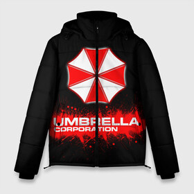 Мужская зимняя куртка 3D с принтом Umbrella Corporation в Санкт-Петербурге, верх — 100% полиэстер; подкладка — 100% полиэстер; утеплитель — 100% полиэстер | длина ниже бедра, свободный силуэт Оверсайз. Есть воротник-стойка, отстегивающийся капюшон и ветрозащитная планка. 

Боковые карманы с листочкой на кнопках и внутренний карман на молнии. | Тематика изображения на принте: corporation | umbrella | umbrella corporation | амбрела | амбрелла корпорейшн | военная корпорация | корпорация | фармацевтическая корпорация