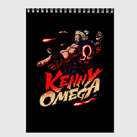 Скетчбук с принтом Kenny Omega Street Fighter в Санкт-Петербурге, 100% бумага
 | 48 листов, плотность листов — 100 г/м2, плотность картонной обложки — 250 г/м2. Листы скреплены сверху удобной пружинной спиралью | Тематика изображения на принте: kennyomega aew streetfighter