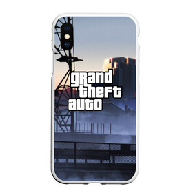 Чехол для iPhone XS Max матовый с принтом Grand Theft Auto в Санкт-Петербурге, Силикон | Область печати: задняя сторона чехла, без боковых панелей | grand theft auto 2 | grand theft auto 3 | grand theft auto v | grand theft auto: san andreas | grand theft auto: vice city | gta 1 | gta 2 | gta 3 | gta 4 | gta 5 | gta online | gta v | город | игры