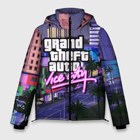 Мужская зимняя куртка 3D с принтом Grand Theft Auto Vice City в Санкт-Петербурге, верх — 100% полиэстер; подкладка — 100% полиэстер; утеплитель — 100% полиэстер | длина ниже бедра, свободный силуэт Оверсайз. Есть воротник-стойка, отстегивающийся капюшон и ветрозащитная планка. 

Боковые карманы с листочкой на кнопках и внутренний карман на молнии. | Тематика изображения на принте: grand theft auto 2 | grand theft auto 3 | grand theft auto v | grand theft auto: san andreas | grand theft auto: vice city | gta 1 | gta 2 | gta 3 | gta 4 | gta 5 | gta online | gta v | город | игры
