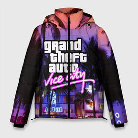 Мужская зимняя куртка 3D с принтом Grand Theft Auto Vice City в Санкт-Петербурге, верх — 100% полиэстер; подкладка — 100% полиэстер; утеплитель — 100% полиэстер | длина ниже бедра, свободный силуэт Оверсайз. Есть воротник-стойка, отстегивающийся капюшон и ветрозащитная планка. 

Боковые карманы с листочкой на кнопках и внутренний карман на молнии. | Тематика изображения на принте: grand theft auto 2 | grand theft auto 3 | grand theft auto v | grand theft auto: san andreas | grand theft auto: vice city | gta 1 | gta 2 | gta 3 | gta 4 | gta 5 | gta online | gta v | город | игры