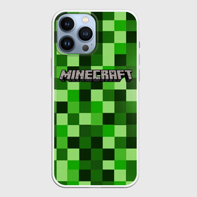 Чехол для iPhone 13 Pro Max с принтом MINECRAFT CREEPER (+КАПЮШОН) в Санкт-Петербурге,  |  | creeper | game | minecraft | блоки | игра | капюшон | квадраты | компьютерная игра | костюм | крипер | майнкрафт