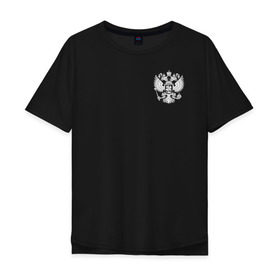 Мужская футболка хлопок Oversize с принтом Боевое самбо с гербом в Санкт-Петербурге, 100% хлопок | свободный крой, круглый ворот, “спинка” длиннее передней части | combat sambo | боевое самбо