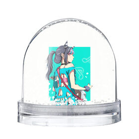 Снежный шар с принтом Ibuki Mioda в Санкт-Петербурге, Пластик | Изображение внутри шара печатается на глянцевой фотобумаге с двух сторон | danganronpa | ibuki mioda | данганронпа | ибуки миода